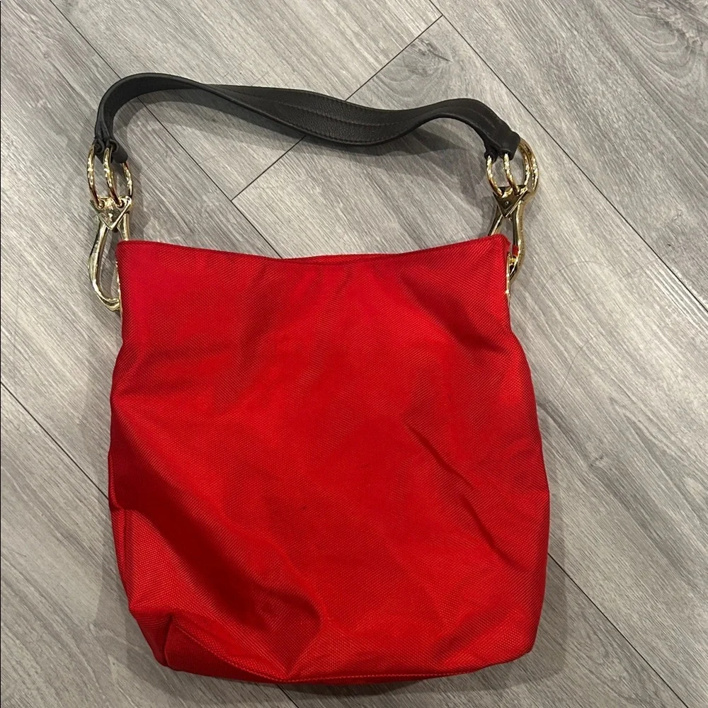 JPK Paris 75 Orange Tote Bag! EUC Gorgeous heavy hardware!
